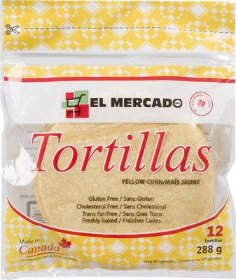 Yellow Corn Tortilla Wraps L’OCA
